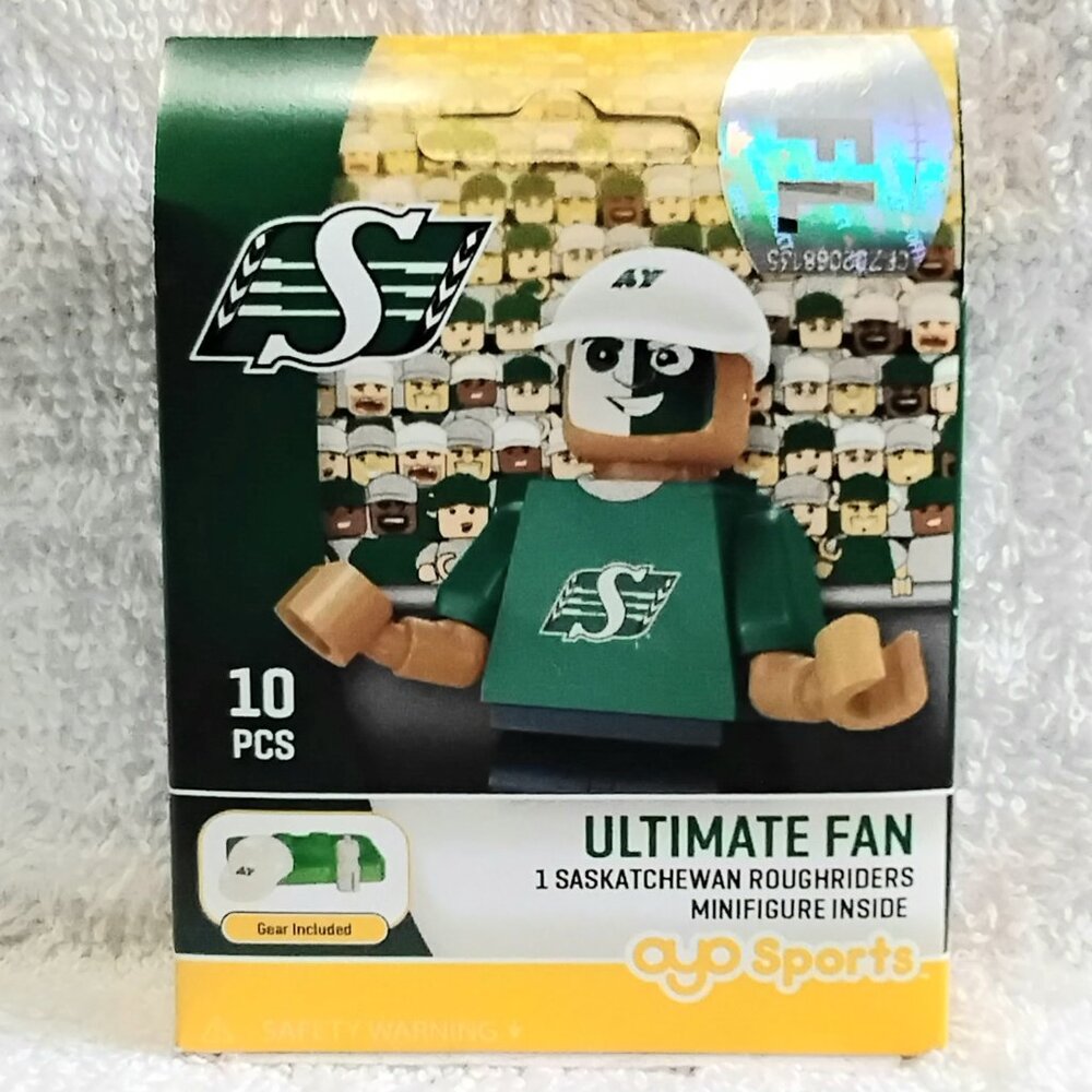 3/$45 Sealed 2013 CFL Ultimate Fan Saskatchewan Roughriders by OYO Sports!!